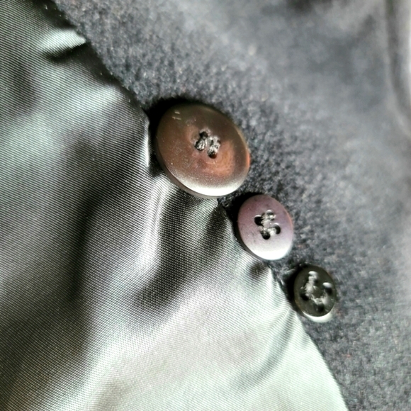 Hilary Radley Women's Wool Angora Blend Pea Coat Size 8 - Picture 13 of 16